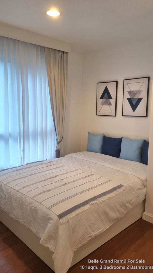 picture ð For Sale - 3 Bedroom, 101.2 Sq.m Condo at Belle Grand Rama9 - 4/12