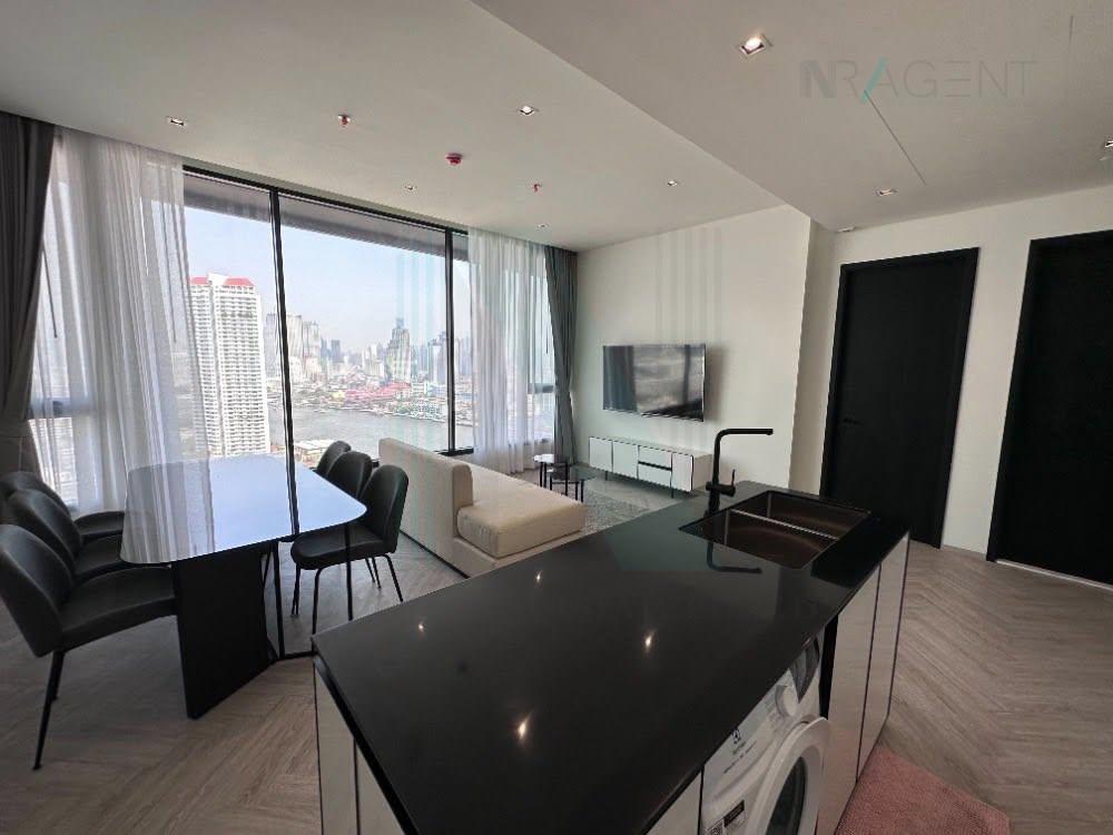 picture ð For Rent Condo CHAPTER CHAROENNAKHORN-RIVERSIDE Building 1, Floor 26,2 bed room, Room size 68 sqm - 1/8
