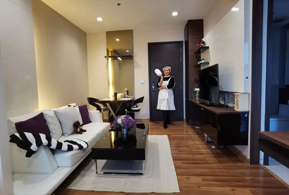 picture RS4042 Luxury Condo for Rent: Ivy Ampio near MRT Thailand Cultural Centre - 4/11
