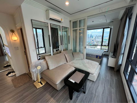 ðĐ For Rent Condo IDEO MOBI RANGNAM Building 1, Floor 19,1 bed room, Room size 35 sqm