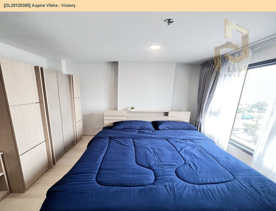 picture DL25120385 Condo for rent, Aspire Vibha - Victory near ARL Phaya Thai , ready to move in, call urgently 0638692663 LineID @897iyzll - 2/16