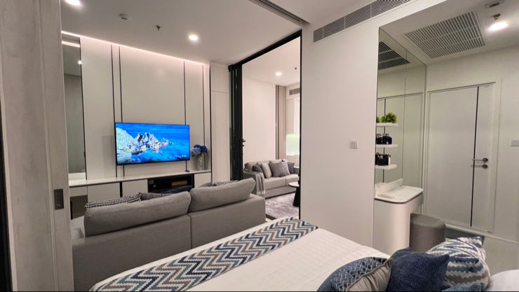 รูป MAZARINE แมสซารีน รัชโยธิน ก้าวเดียวจากรถไฟฟ้า BTS ห้องใหม่ เพิ่งแต่งเสร็จสไตล์โมเดิร์นลักชัวรี พร้อมอยู่ - รูปที่ 15/25