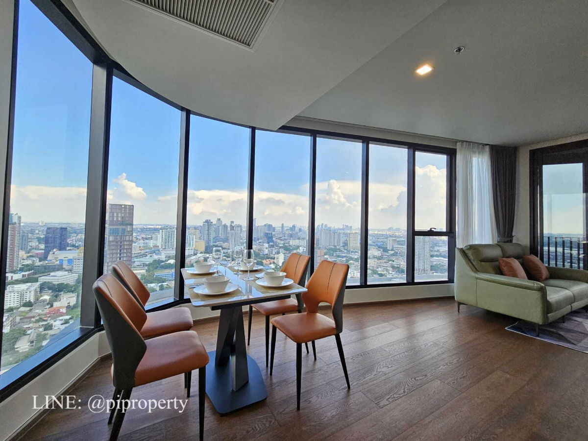 picture Floor-to-ceiling windows with panoramic views, 2Bedrooms unit for rent in Ideo Q Sukhumvit 36.  Thonglor - Rama 4 lifestyle. Ready for moving in. - 22/45