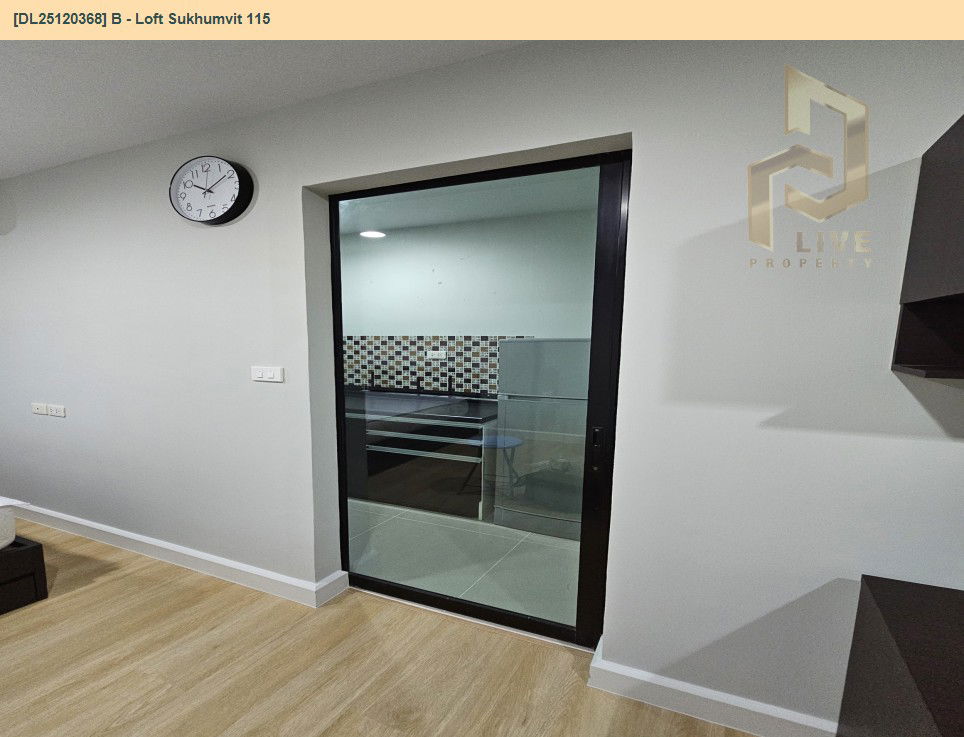 รูป DL25120368 ขายคอนโด บี ลอฟท์ สุขุมวิท 115 (B - Loft Sukhumvit 115) ใกล้ BTS ปู่เจ้า พร้อมเข้าอยู่ โทรด่วน 0614453194 LineID @162cjixi - รูปที่ 7/11
