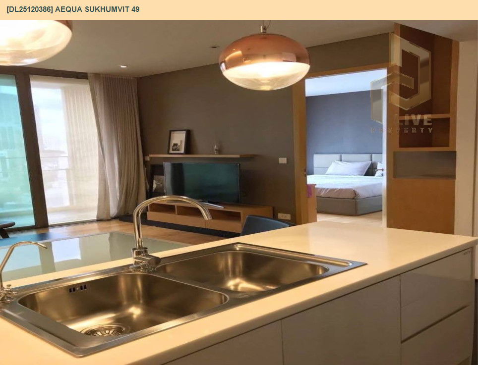 รูป DL25120386 ให้เช่าคอนโด เอควา สุขมวิท 49 (Aequa Sukhumvit 49) ใกล้ BTS ทองหล่อ พร้อมเข้าอยู่ โทรด่วน 0638692663 LineID @897iyzll - รูปที่ 6/9
