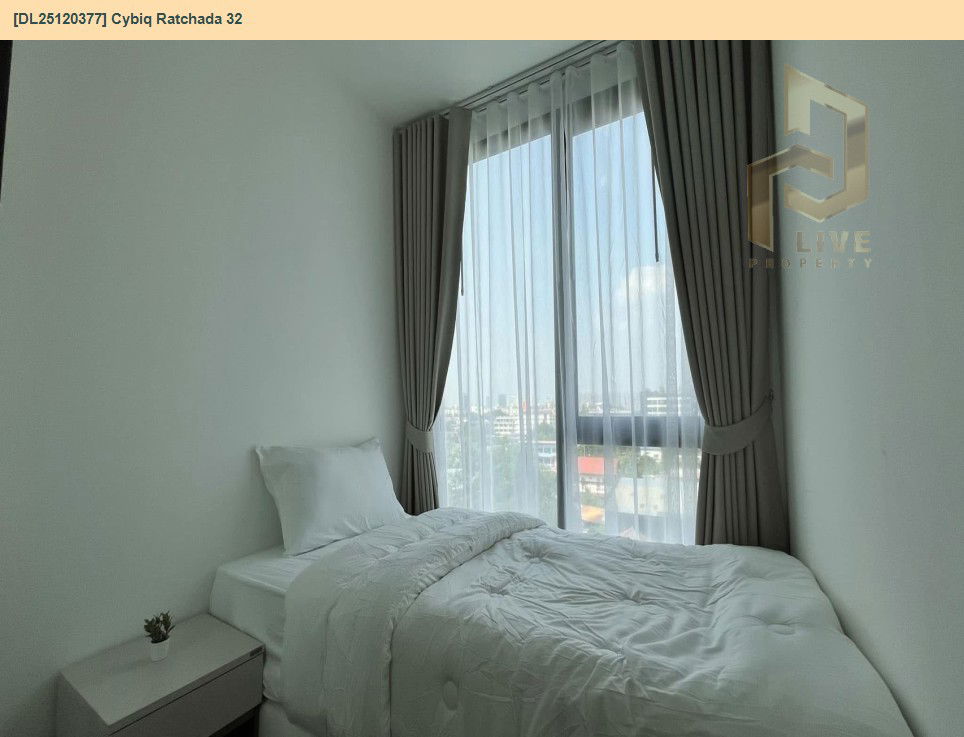 picture DL25120377 Condo for rent, Cybiq Ratchada 32 near BTS Phahon Yothin 24, ready to move in, call urgently 0638692663 LineID @534wlwof - 4/11