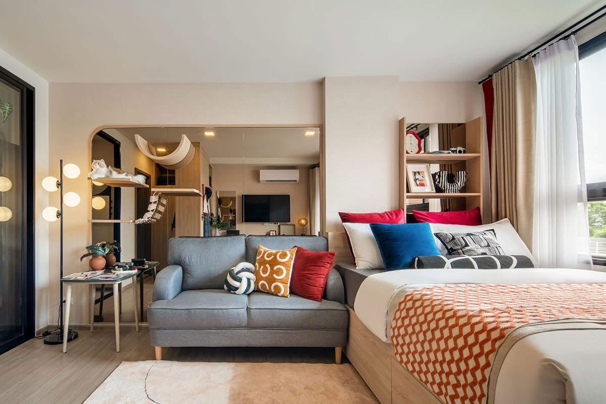 รูป ขายคอนโดมือ 1 จากโครงการ - The Muve Sukhumvit 107 (เดอะ มูฟ สุขุมวิท 107) | ติดต่อฝ่ายขาย : 061-6598997- Line OA : @Newlight (มี@) - รูปที่ 17/19