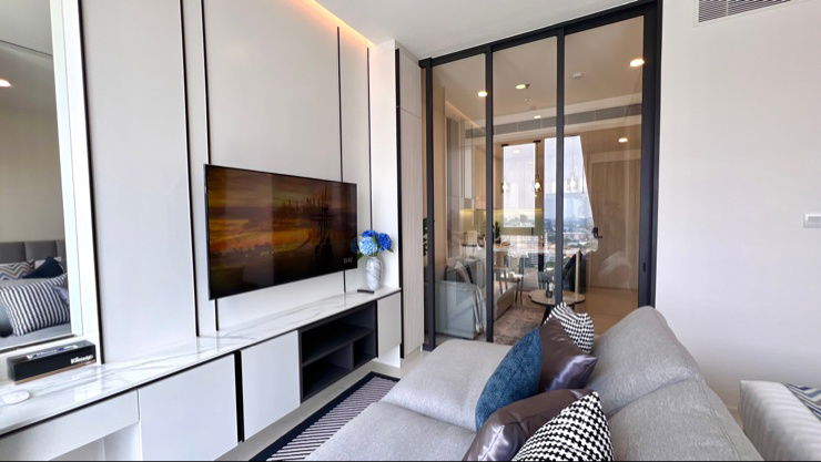 รูป MAZARINE แมสซารีน รัชโยธิน ก้าวเดียวจากรถไฟฟ้า BTS ห้องใหม่ เพิ่งแต่งเสร็จสไตล์โมเดิร์นลักชัวรี พร้อมอยู่ - รูปที่ 10/25