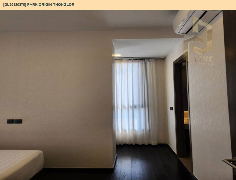 picture DL25120370 Condo for rent, PARK ORIGIN THONGLOR near BTS Thong Lo, ready to move in, call urgently 0638692663 LineID @534wlwof - 8/12