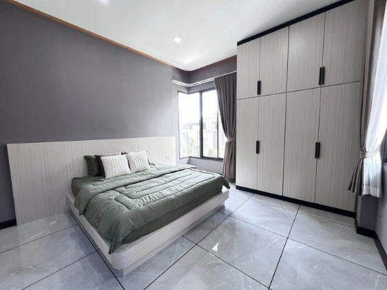 รูป บ้านพูลวิล่าสร้างใหม่ใกล้อ่างเก็บน้ำมาบประชัน เนื้อที่กว้างขวาง 120ตารางวา 3นอน 3น้ำ ของแถมเพียบ - รูปที่ 12/20