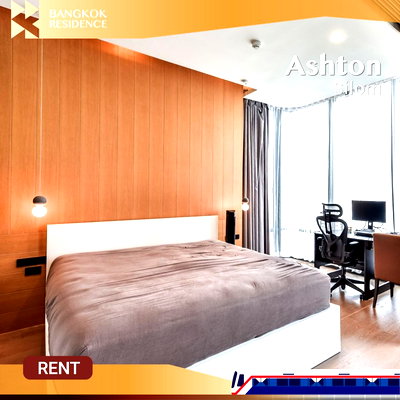 Condos for rent :  Ashton Silom 💎 Spacious, High-floor Unit 💫 Near BTS Chong Nonsi 