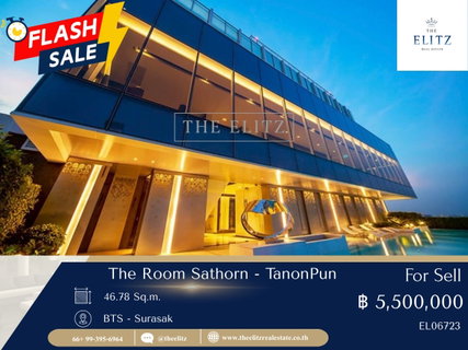 ✨ ทุบสถิติราคา The Room Sathorn-TanonPun ไม่เคยถูกเท่านี้มาก่อน ถูกที่สุดในตึก ช้าคือพลาด 🎉
