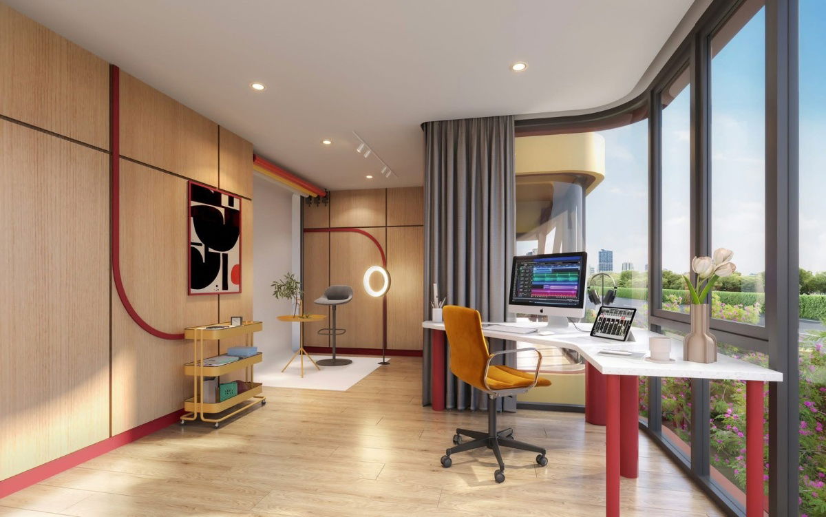 รูป ขายคอนโดมือ 1 จากโครงการ - The Muve Sukhumvit 107 (เดอะ มูฟ สุขุมวิท 107) | ติดต่อฝ่ายขาย : 061-6598997- Line OA : @Newlight (มี@) - รูปที่ 16/19