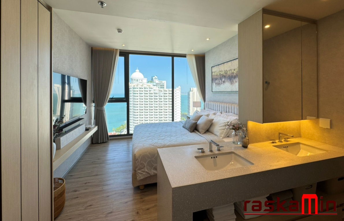 รูป KT0028📲LineID @556ryccg🏄♂️2 ห้องนอน 83ตรม ชั้น31 พร้อมเฟอร์นิเจอร์ AROM อารมณ์ วงศ์อมาตย์🦀พัทยาเหนือ - รูปที่ 5/18