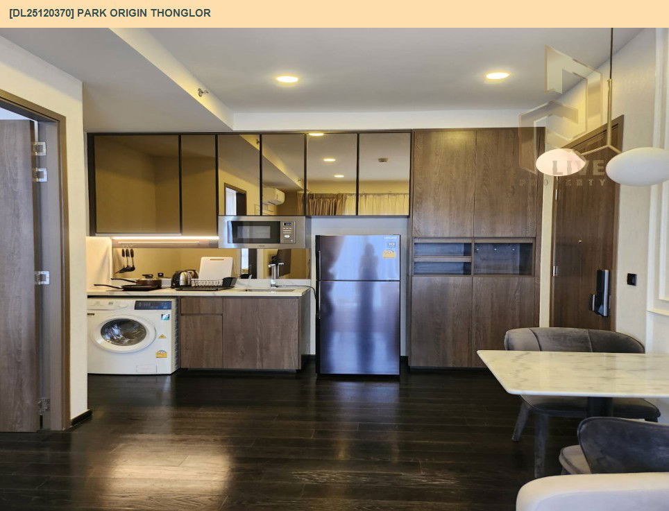 picture DL25120370 Condo for rent, PARK ORIGIN THONGLOR near BTS Thong Lo, ready to move in, call urgently 0638692663 LineID @534wlwof - 6/12