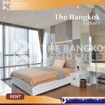 Available now! The Bangkok Sathorn 💖 Beautiful high-floor unit 🌃 ใกล้ BTS สุรศักดิ์