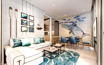 Condos for sale Pattaya-NaKlua Road : Once Wongamat 3 Bedrooms for Sale