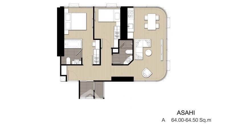 picture 2-BR Condo at Ashton Asoke near MRT Sukhumvit (ID 2475998) - 14/22