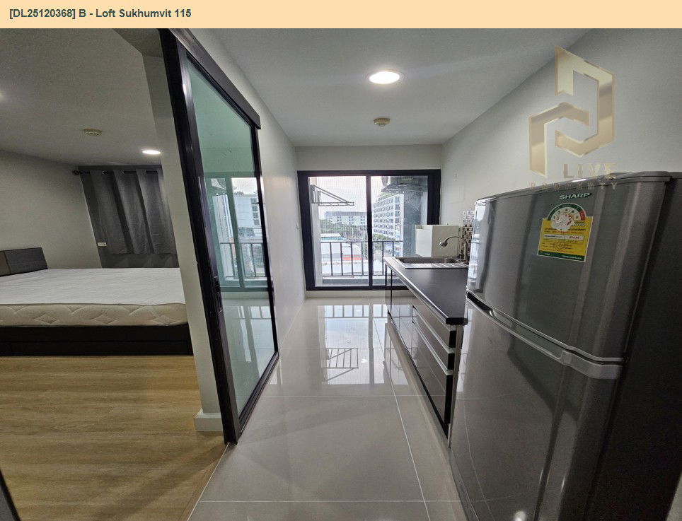 รูป DL25120368 ขายคอนโด บี ลอฟท์ สุขุมวิท 115 (B - Loft Sukhumvit 115) ใกล้ BTS ปู่เจ้า พร้อมเข้าอยู่ โทรด่วน 0614453194 LineID @162cjixi - รูปที่ 8/11