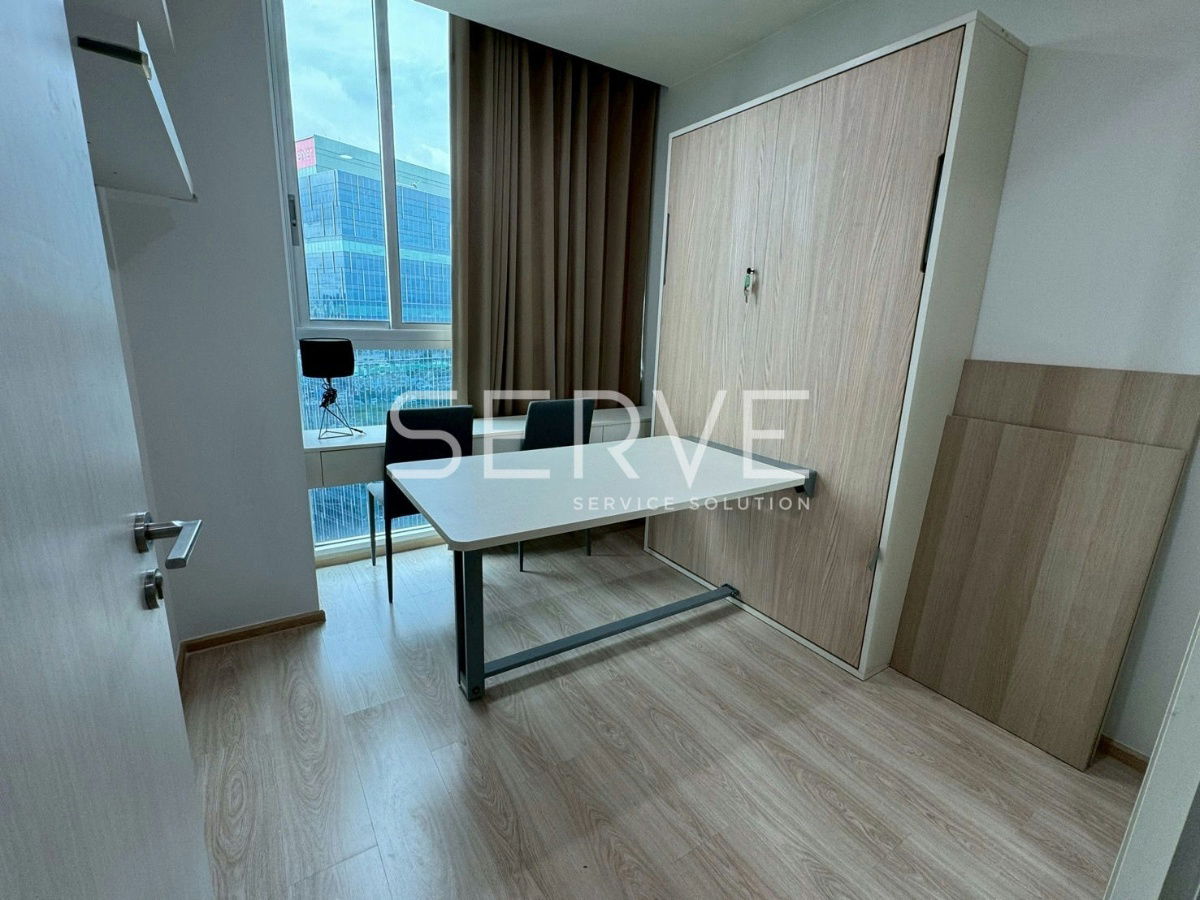 รูป 🔥ห้อง2นอน ไซส์ใหญ่ ชั้นสูงสุด วิวดีมาก ห้องแต่งหรู เฟอร์จัดเต็ม พร้อมอยู่ คอนโดทำเลดีใกล้ MRT ศูนย์วัฒนธรรม @ Noble Revolve Ratchada 2  - รูปที่ 4/5