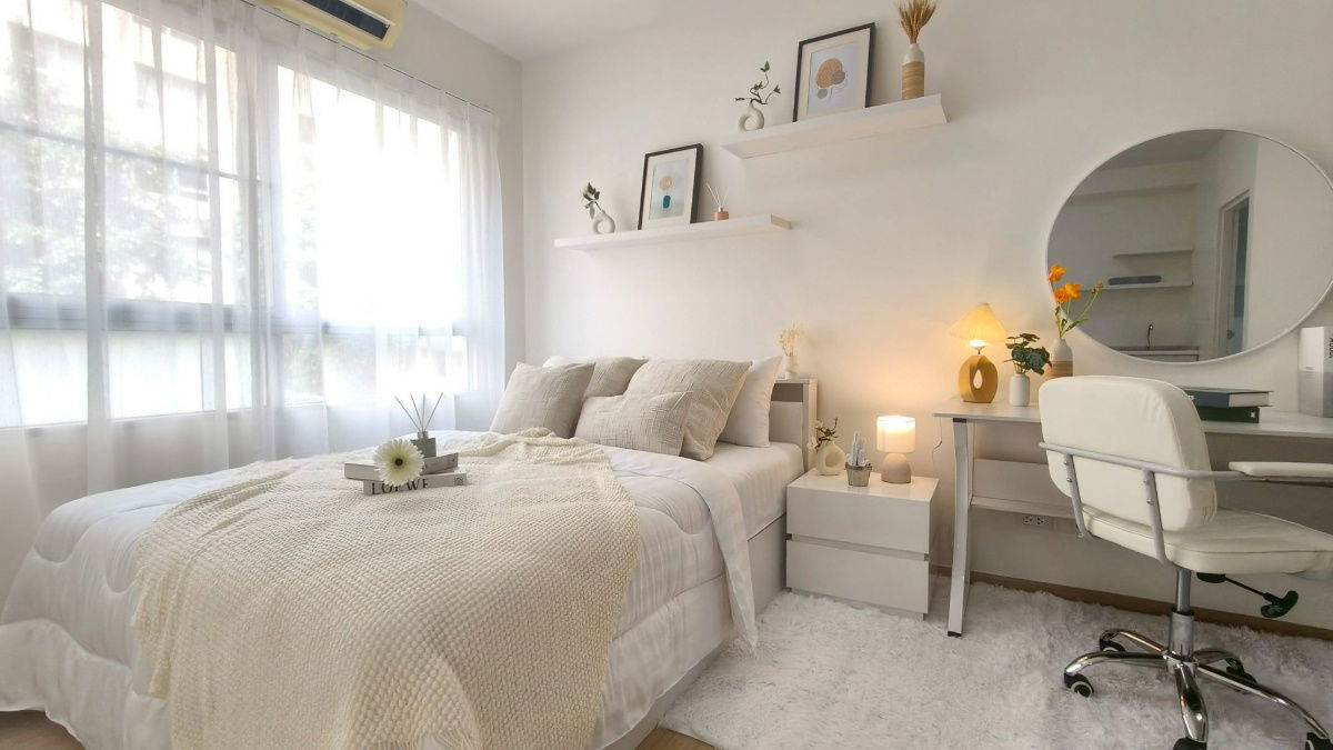 รูป ขาย พลัมคอนโด สามัคคี ห้องสตูดิโอ ขนาด 26.39 ตร.ม. ชั้น 1 ตึก B ตกแต่งใหม่พร้อมอยู่ - รูปที่ 2/6