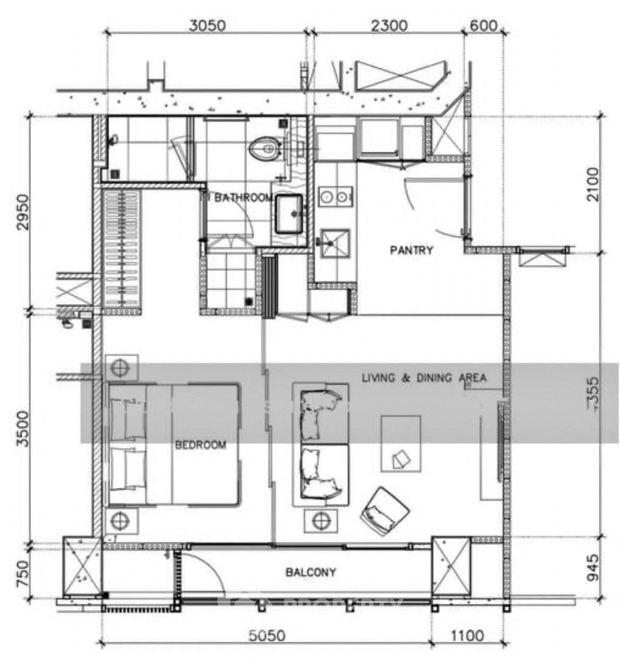 รูป คอนโด 1-ห้องนอน ที่ บีทนิค สุขุมวิท 32 ใกล้ BTS ทองหล่อ (ID 2472285) - รูปที่ 10/10