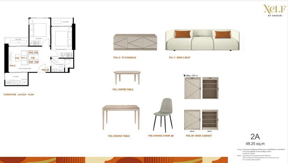 รูป Call : 092-926-2956 (เจ้าของขายเอง) XELF by Sansiri 2-Bedrooms วิวแม่น้ำเจ้าพระยา Rare Item มีแค่ 15 ห้องทั้งโครงการ ราคา VVIP - รูปที่ 2/12