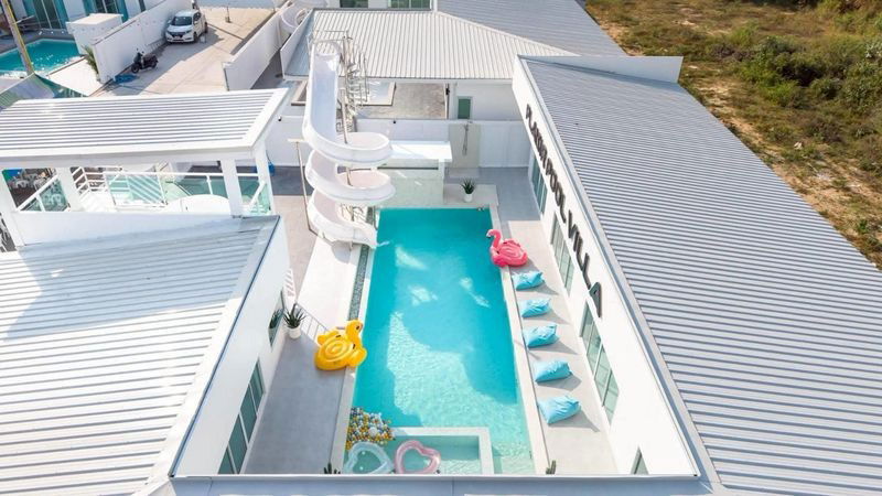 รูป พลูวิลล่าหรูพัทยา พร้อมเข้าอยู่ โซนห้วยใหญ่ ใกล้หาดจอมเทียน - รูปที่ 1/16