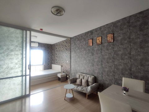 ว่าง 25 ธ.ค. 2568 มีเครื่องซักผ้า ตึก F ชั้น 4 ใกล้เซเว่น ใกล้นิติบุคคล (กั้น 1 นอน) UNIO จรัญ 3 มีรถไป MRT ท่าพระ