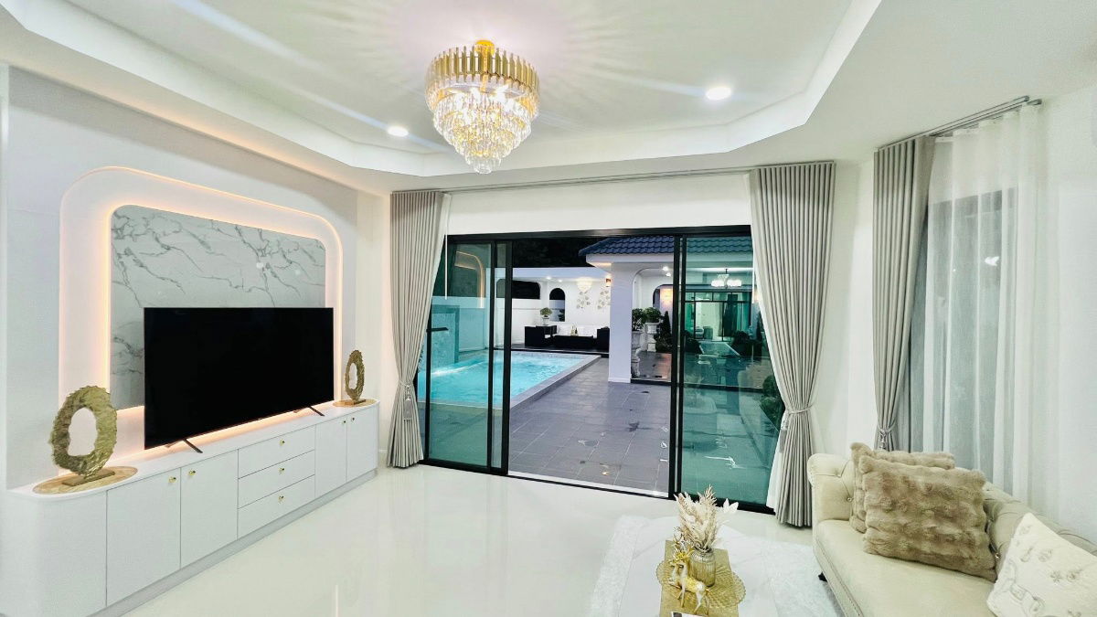 รูป ขายบ้านพัทยา 4 ห้องนอน ทำเลหนองไม้แก่น พร้อมสระว่ายน้ำส่วนตัว ตกแต่งบิวท์อินทั้งหลัง - รูปที่ 21/44