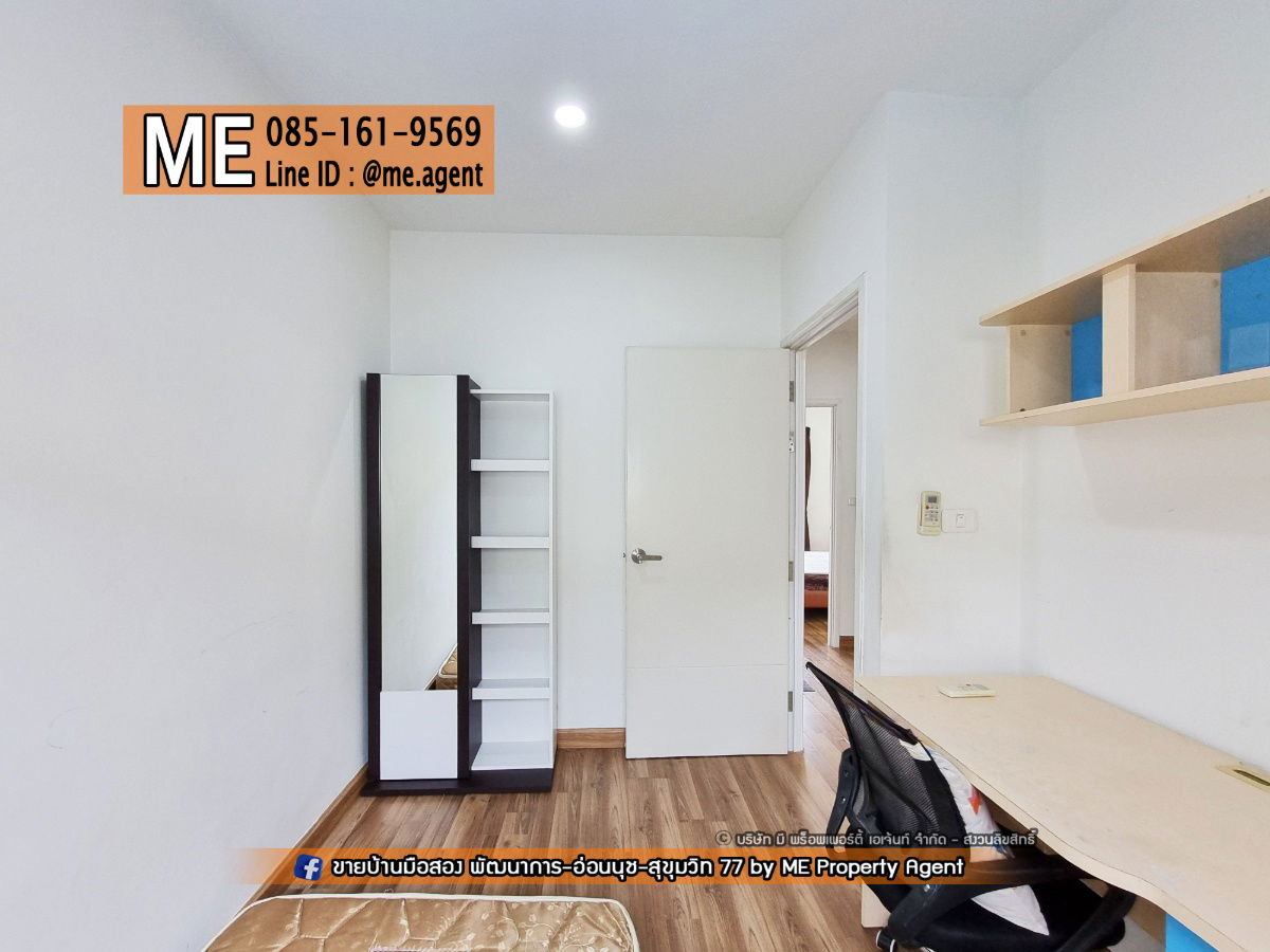 รูป ให้เช่า ทาวน์เฮ้าส์ วิลเลต ไลท์ พัฒนาการ 38 พร้อมเข้าอยู่ เดินทางสะดวก พัฒนาการ- สุขุมวิท- ศรีนครินทร์ โทร 064-954-9619 (RTG22-18) - รูปที่ 8/21