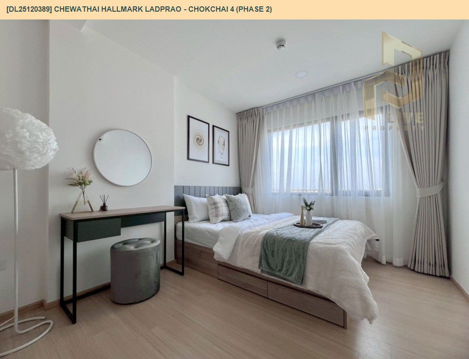 picture DL25120389 Condo for rent, Chewathai Hallmark Ladprao - Chokchai 4 (Phase 2) near -, ready to move in, call urgently 0638692663 LineID @534wlwof - 2/13