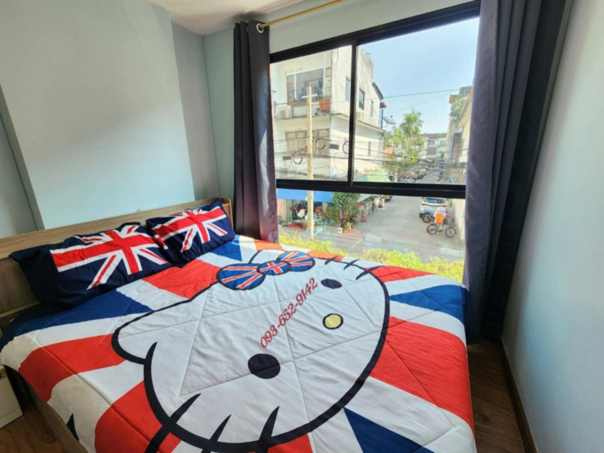 รูป 🍁🍁🍁 ให้เช่าคอนโด The Estate ท่าพระ (( 6999 ต่อเดือน / ชั้นเดียวกับฟิตเนส / แอร์ 2 ตัว )) ห่าง MRT ท่าพระ 350 ม - รูปที่ 1/13