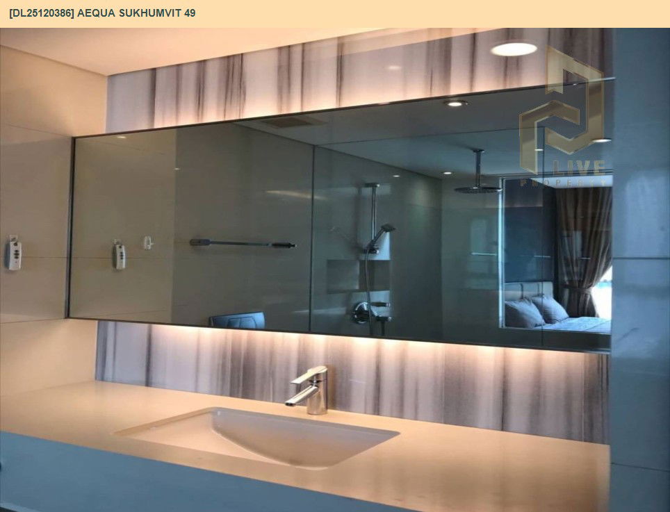 รูป DL25120386 ให้เช่าคอนโด เอควา สุขมวิท 49 (Aequa Sukhumvit 49) ใกล้ BTS ทองหล่อ พร้อมเข้าอยู่ โทรด่วน 0638692663 LineID @897iyzll - รูปที่ 8/9