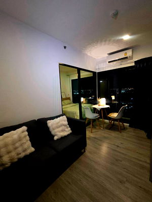 เช่าคอนโด MRT ทิพวัล : ให้เช่าคอนโด เคนซิงตัน สุขุมวิท-เทพารักษ์ อาคาร A ชั้น 18 1 ห้องนอน ขนาด 21 ตรม ใกล้ Plam Island