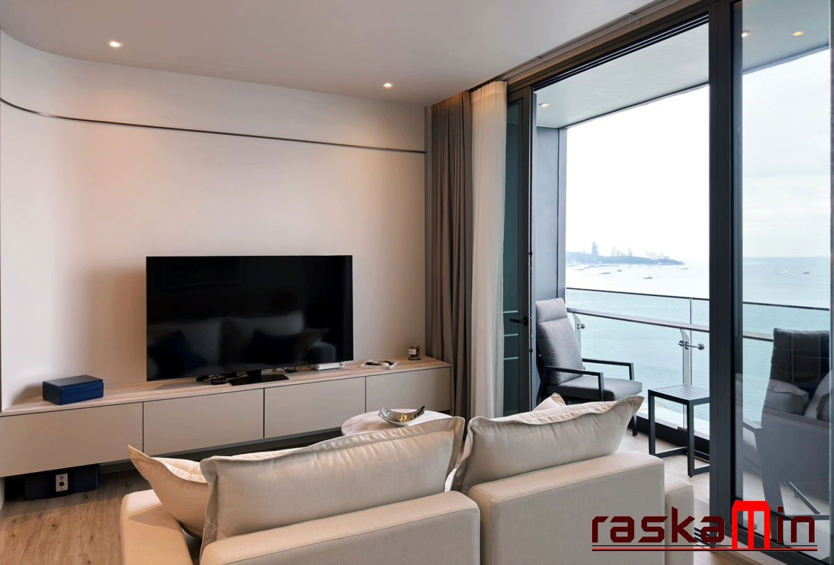 picture KT0031ðēLineID @556ryccgðââïļForeigner nameðïļ1Bedroom 47.6sqm Floor25 Fully furnished AROM Wongamat BeachðĶNorth Pattaya - 1/10