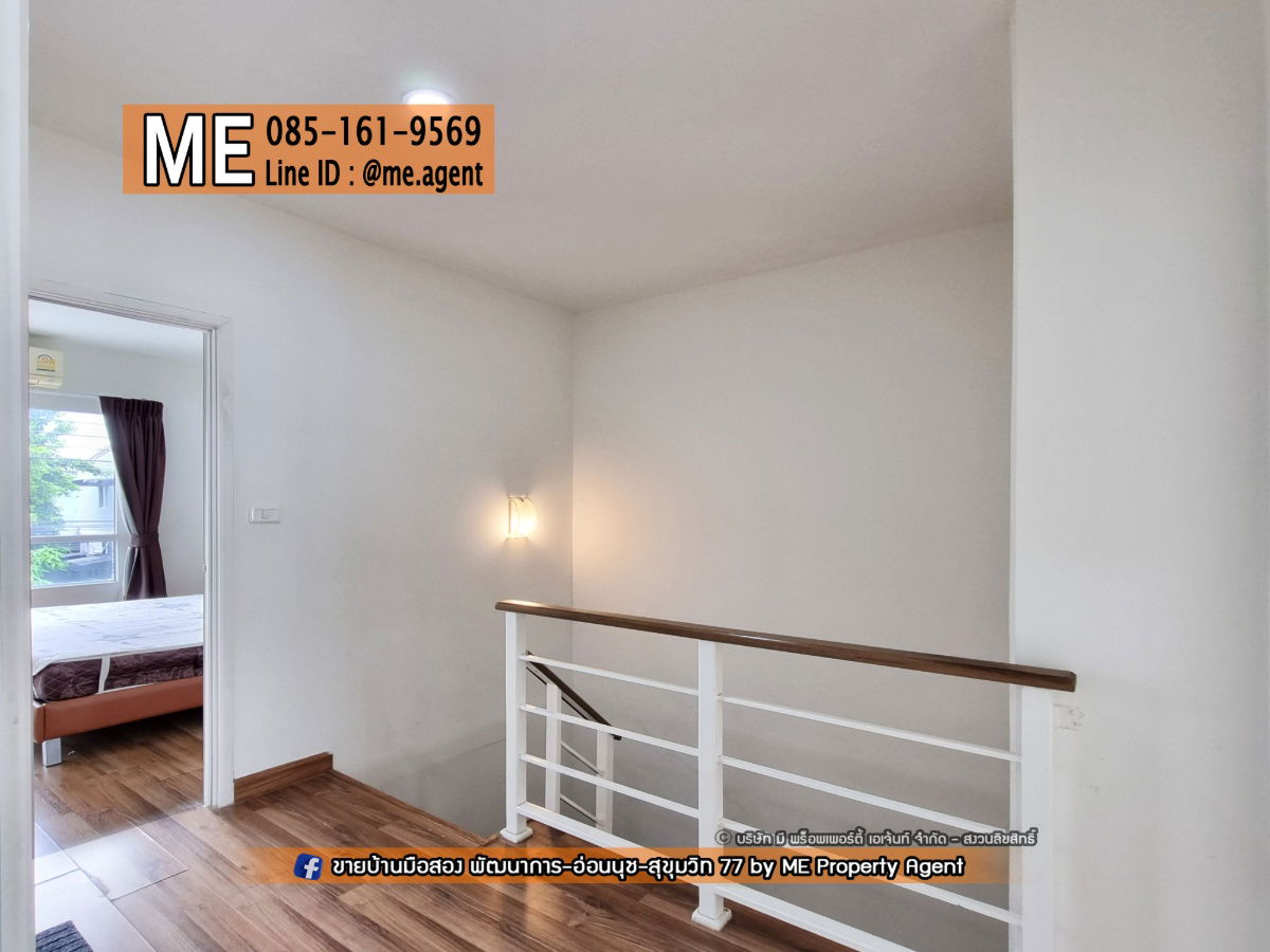 รูป ให้เช่า ทาวน์เฮ้าส์ วิลเลต ไลท์ พัฒนาการ 38 พร้อมเข้าอยู่ เดินทางสะดวก พัฒนาการ- สุขุมวิท- ศรีนครินทร์ โทร 064-954-9619 (RTG22-18) - รูปที่ 17/21