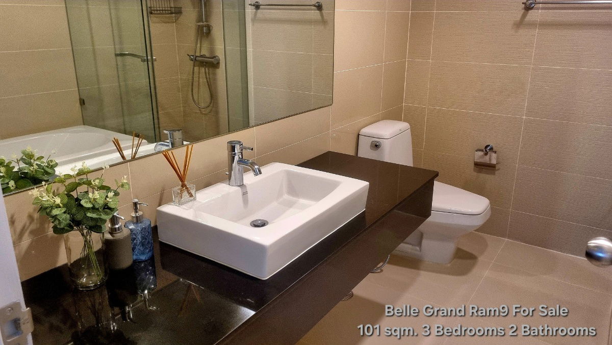 picture ð For Sale - 3 Bedroom, 101.2 Sq.m Condo at Belle Grand Rama9 - 9/12