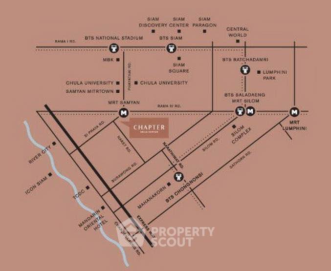picture 2-BR Condo at Chapter Chula-Samyan near MRT Sam Yan (ID 2357410) - 17/18