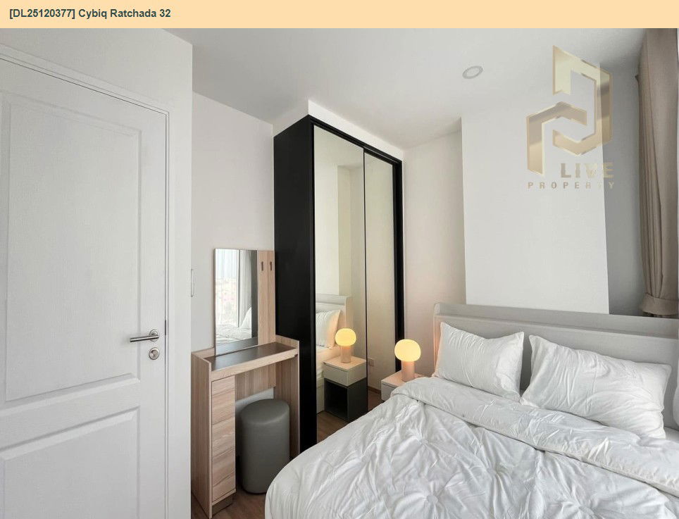 picture DL25120377 Condo for rent, Cybiq Ratchada 32 near BTS Phahon Yothin 24, ready to move in, call urgently 0638692663 LineID @534wlwof - 6/11