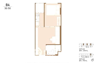 Condos for sale : 1-BR Condo at ASPIRE Onnut Station near BTS On Nut (ID 2357668)