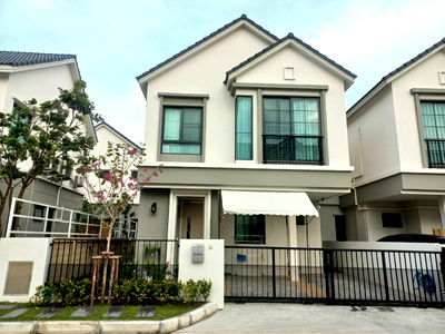 ขายบ้านแฝด : ขายบ้านแฝดพร้อมอยู่ หมู่บ้านอิคอนเนเจอร์ พระราม 2 - มหาชัย (iconnature)