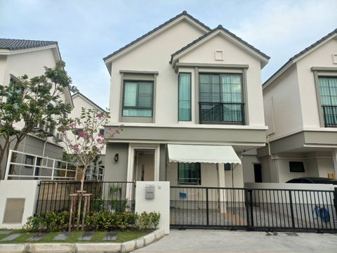 ขายบ้านแฝดพร้อมอยู่ หมู่บ้านอิคอนเนเจอร์ พระราม 2 - มหาชัย (iconnature)