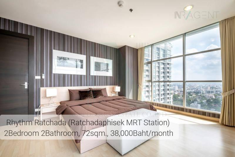 รูป ให้เช่าคอนโด ริทึ่ม รัชดา อาคาร A ชั้น 24 2 ห้องนอน ขนาด 72.00 ตรม ใกล้ โรบินสัน - รูปที่ 4/8