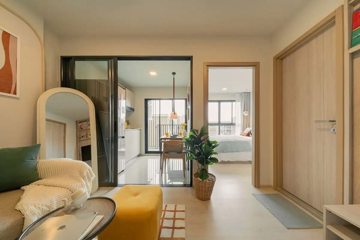 รูป ขายคอนโดมือ 1 จากโครงการ - Dcondo Calm (ดีคอนโด คาล์ม รามคำแหง 40) | ติดต่อฝ่ายขาย : 061-6598997- Line OA : @Newlight (มี@) - รูปที่ 23/26