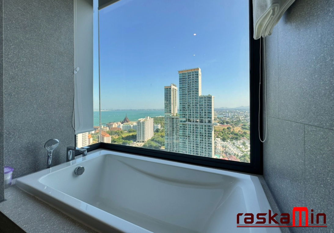 รูป KT0028📲LineID @556ryccg🏄♂️2 ห้องนอน 83ตรม ชั้น31 พร้อมเฟอร์นิเจอร์ AROM อารมณ์ วงศ์อมาตย์🦀พัทยาเหนือ - รูปที่ 10/18