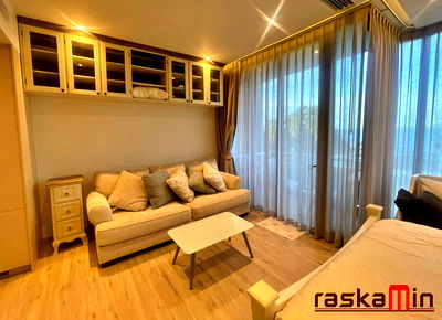 Condos for rent : KT0037📲LineID @556ryccg🏄‍♂️1Bedroom 38.5sqm Floor4 🌊Sea view Fully furnished AROM Wongamat Beach🦀North Pattaya