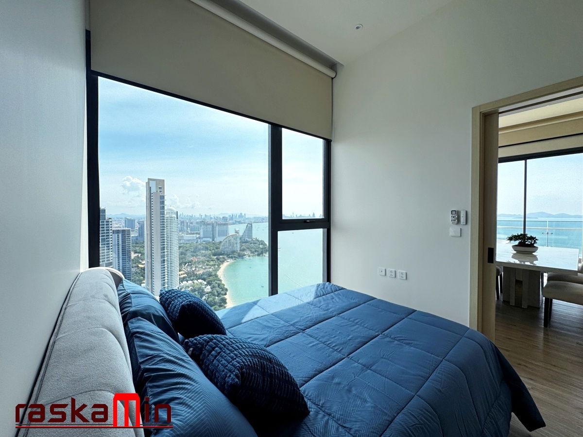 รูป KT0027📲LineID @556ryccg🧔Foreigner name🏖️3ห้องนอน 155ตรม ชั้น46 พร้อมเฟอร์นิเจอร์ AROM อารมณ์ วงศ์อมาตย์ พัทยาเหนือ🦀 - รูปที่ 15/15