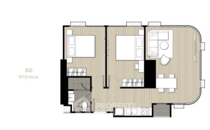 รูป คอนโด 2-ห้องนอน ที่ แอชตัน จุฬา - สีลม ใกล้ MRT สามย่าน (ID 2072924) - รูปที่ 8/10