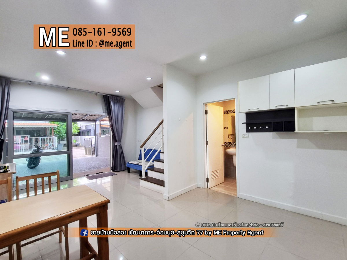 รูป ให้เช่า ทาวน์เฮ้าส์ วิลเลต ไลท์ พัฒนาการ 38 พร้อมเข้าอยู่ เดินทางสะดวก พัฒนาการ- สุขุมวิท- ศรีนครินทร์ โทร 064-954-9619 (RTG22-18) - รูปที่ 3/21